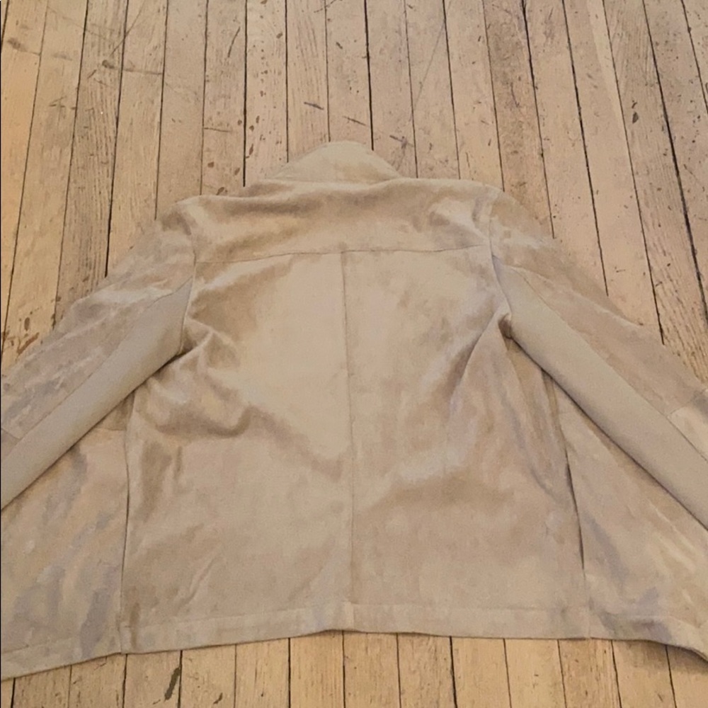 Bb Dakota Faux Suede Drape Jacket - Picture 14 of 16